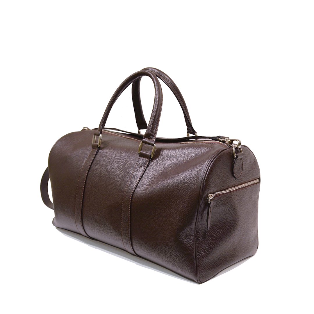 Leather Duffle Bag Tarquinio | Del Giudice Roma