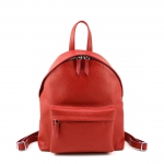 Federico 27-italian leather backpack for women in cherry red color-sku 2908