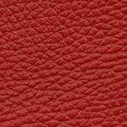 cherry red pebbled leather