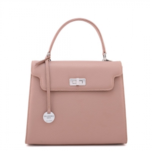 italian leather handbag in tourmaline pink color - 2616 Anna 26