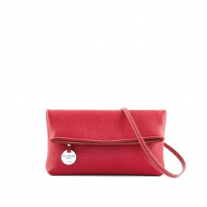 Curtsy bag-cherry red small italian leather crossbody bag-2770