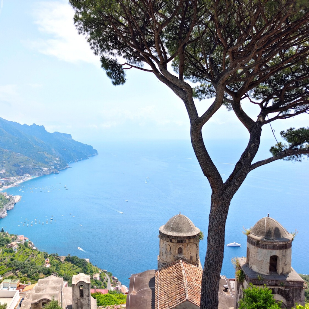 The Amalfi Coast seen from Ravello