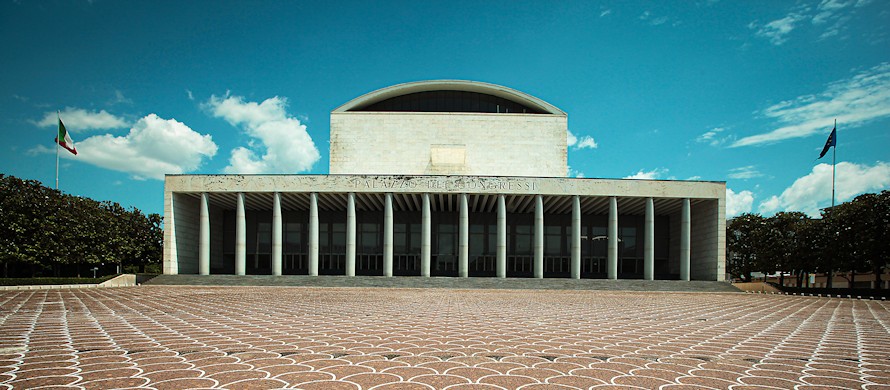 The symbolic building of the EUR neighborhood of Rome: the Square Colosseum