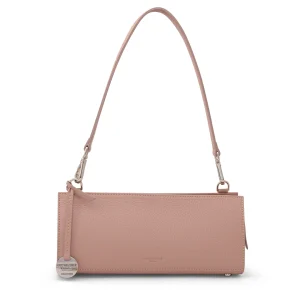 Small italian leather shoulder bag in tourmaline color - Alice-Sku 2971