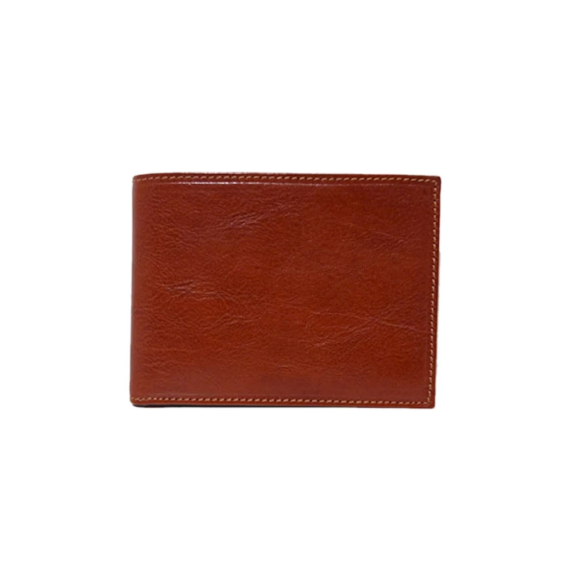 classic billfold coin wallet - closed view