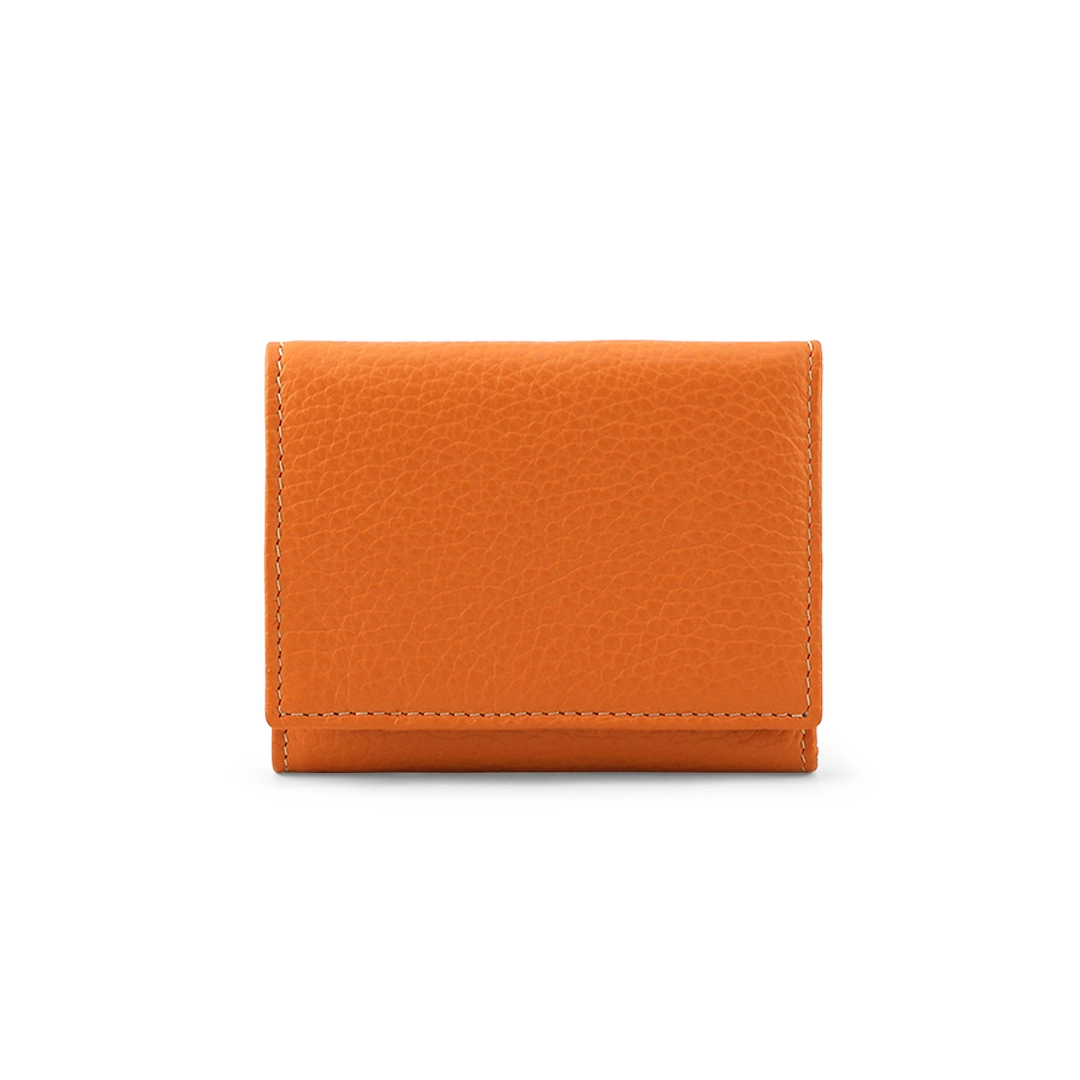 Women’s Small Trifold Wallet in Orange