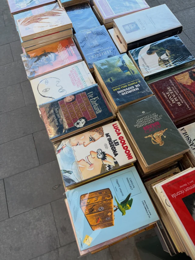 Old books, unexpected finds, and the pleasure of taking your time in Rome.